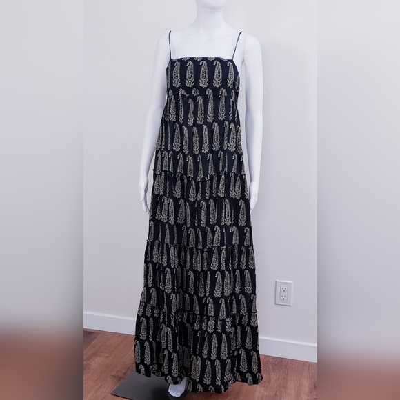 Denim and Supply Ralph Lauren Paisley Printed Tiered books Maxi dress S/P - Picture 3 of 10